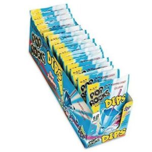 Pop Rocks Dips Blue Raspberry 0.63oz 18ct